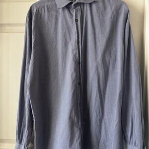 Men's Paul Smith Blue Button-Up Shirt Paul Smith London